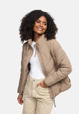 NAVAHOO Tussenjas 'Liebesfee 14' in Beige: voorkant