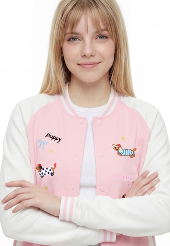 MYMO - Casaco meia-estação em rosa