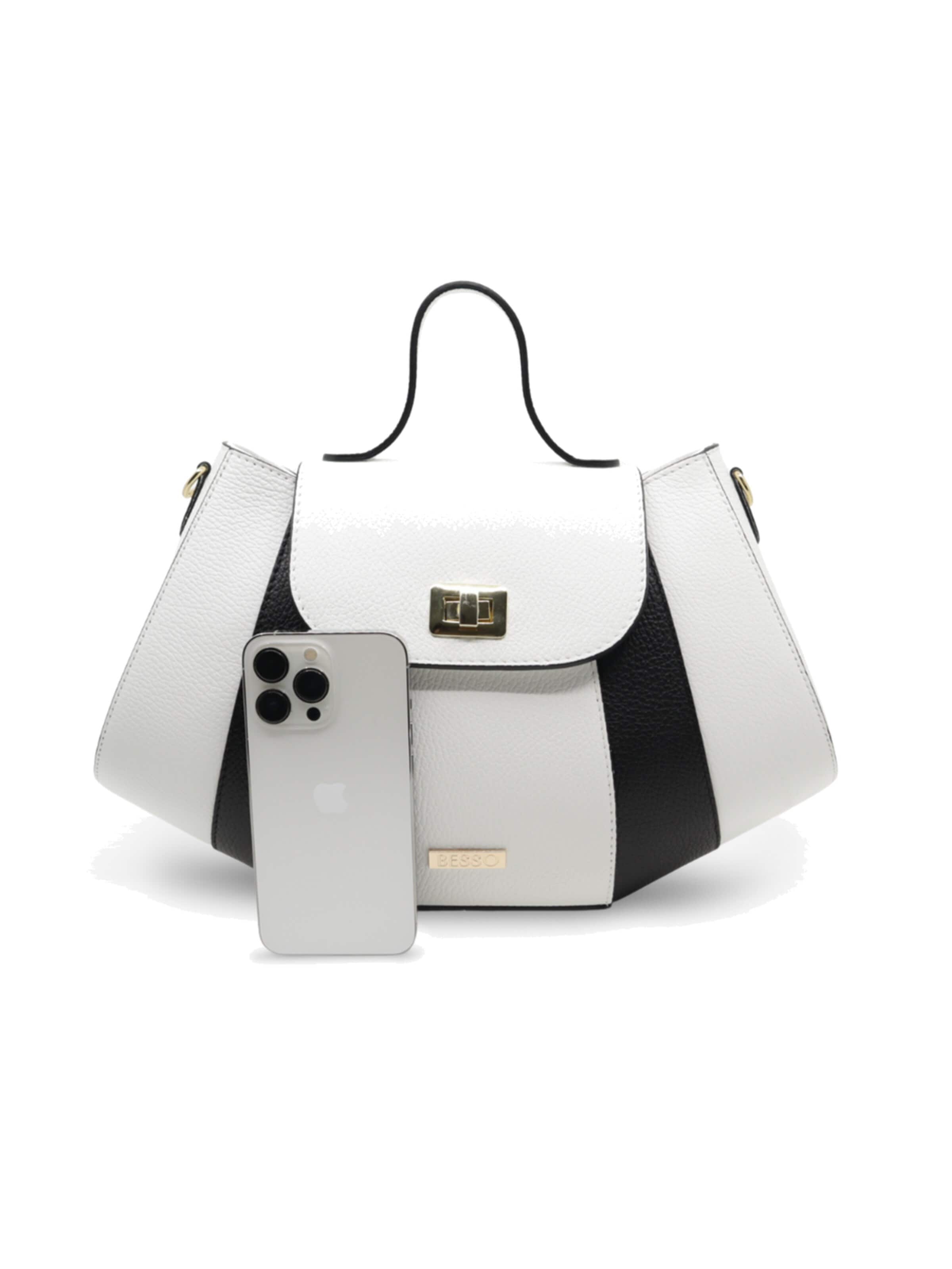 BESSO Handtasche 'Fiaba Soave'‌‌‌‌‌‌‌‌‌‌ in Weiß