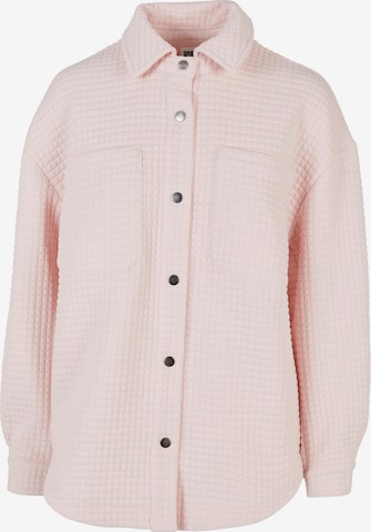 Veste mi-saison Urban Classics en rose : devant