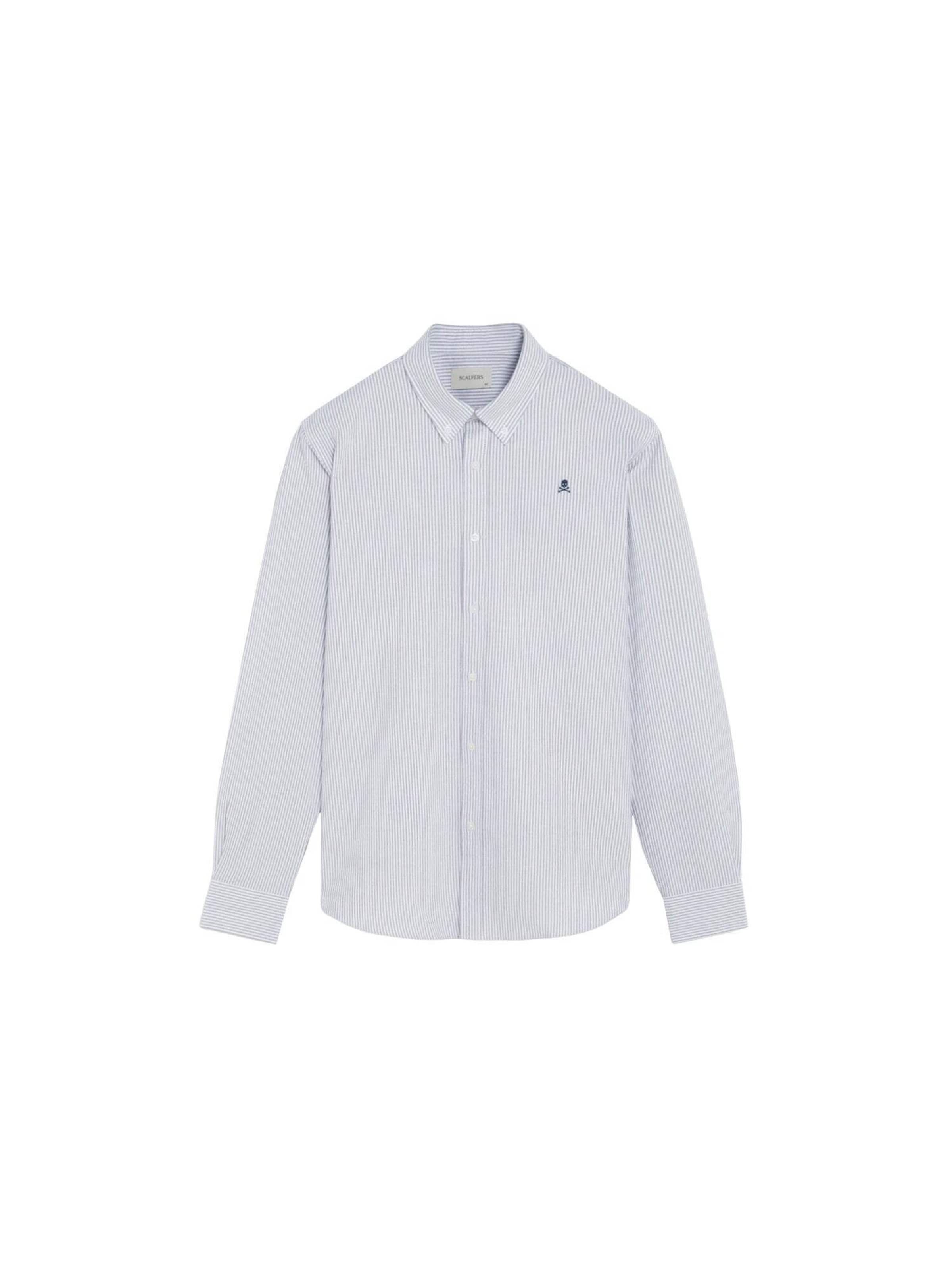 Regular fit Camicia ' ' di Scalpers in grigio: frontale