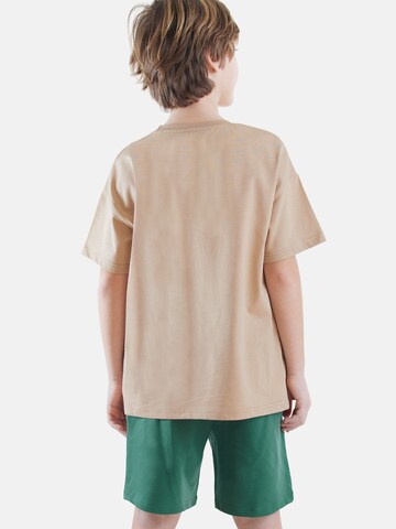 Denokids Tracksuit 'Summer Dino' in Beige