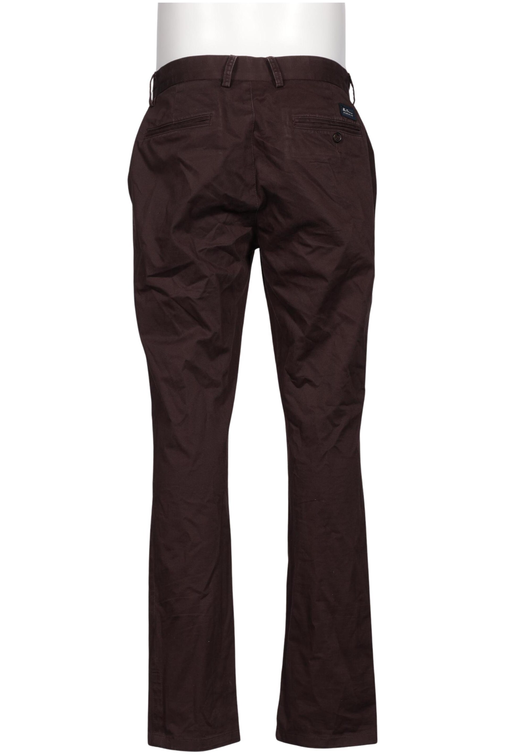 Ben Sherman Stoffhose 33 in Braun
