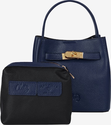 Cluty Handbag in Blue: front