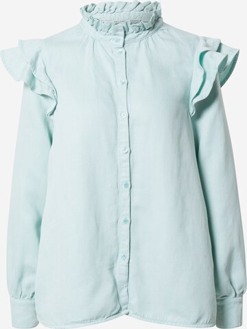 SECOND FEMALE - Blusa en verde: frente