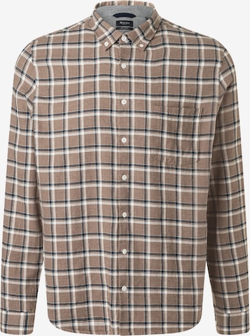 MAERZ Muenchen Regular fit Overhemd in Beige: voorkant