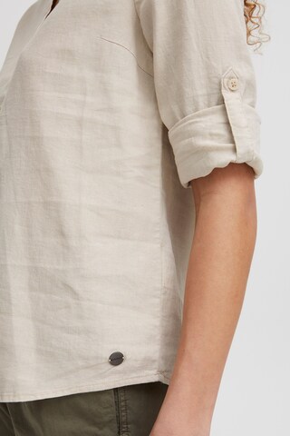 Chemisier Oxmo en beige