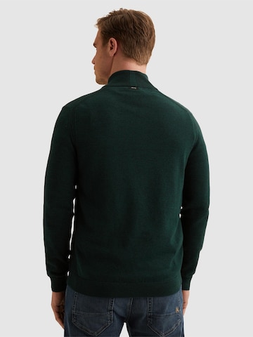 VANGUARD Pullover 'Pullover in tonal mouliné with half-zip' i grøn