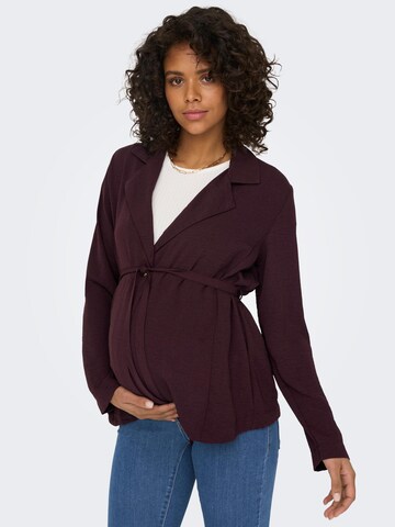 Only Maternity Blazer 'JACKO' in Red: front