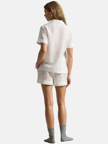 Pyjama ' Summer Linen ' Polo Ralph Lauren en blanc