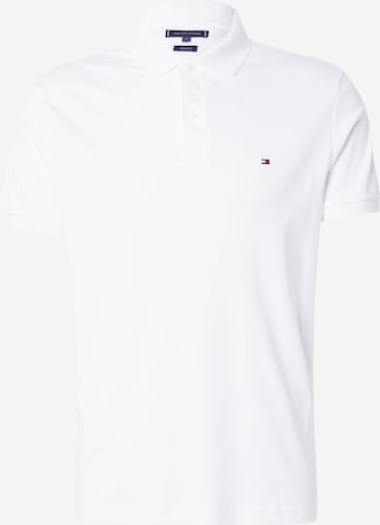 T-Shirt 'Essential' TOMMY HILFIGER en blanc : devant
