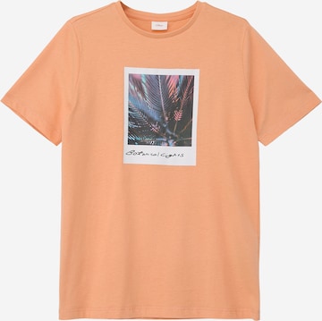 s.Oliver Shirt in Oranje: voorkant