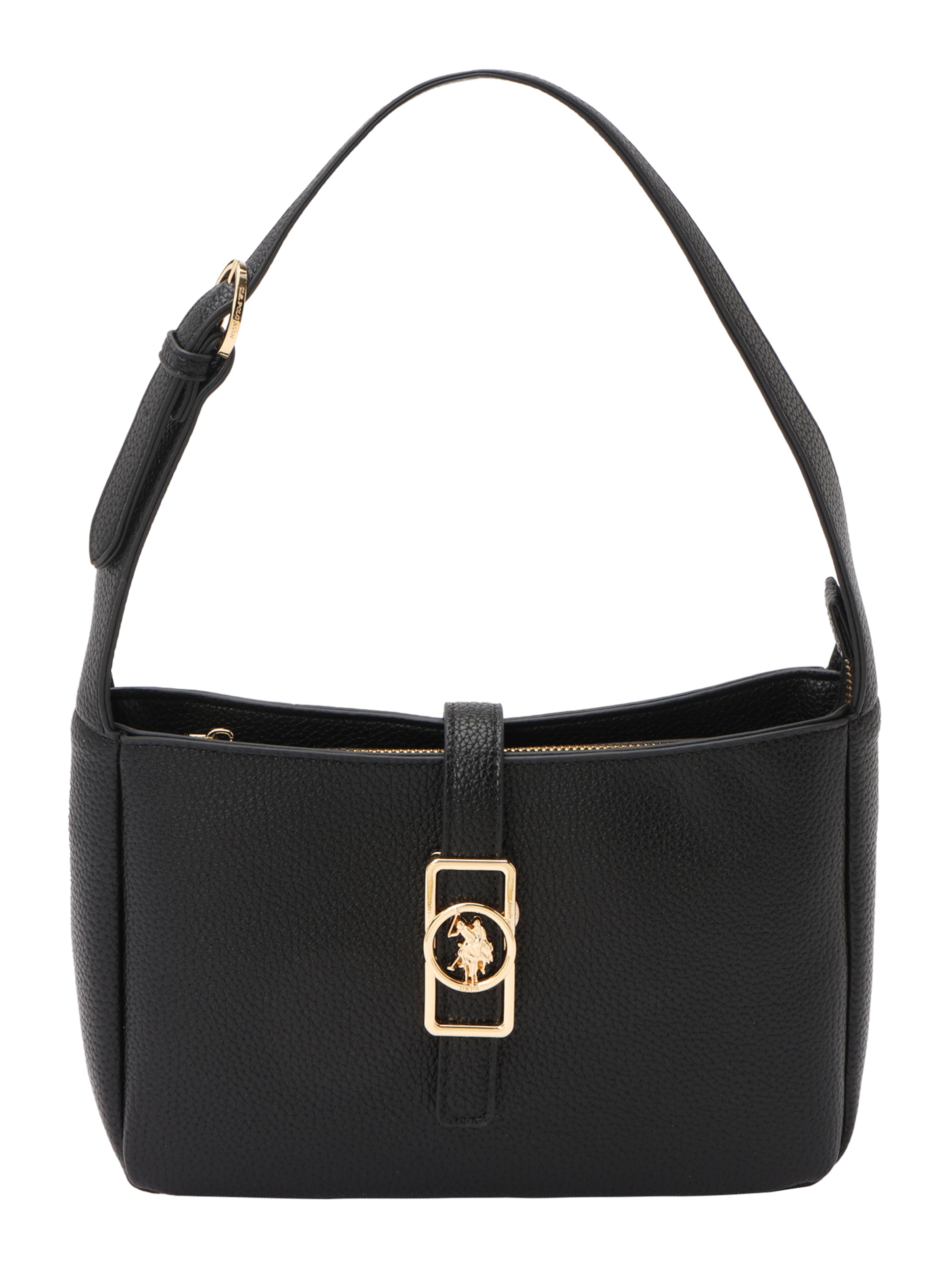 Borsa a spalla 'Sun' di U.S. POLO ASSN. in nero: frontale