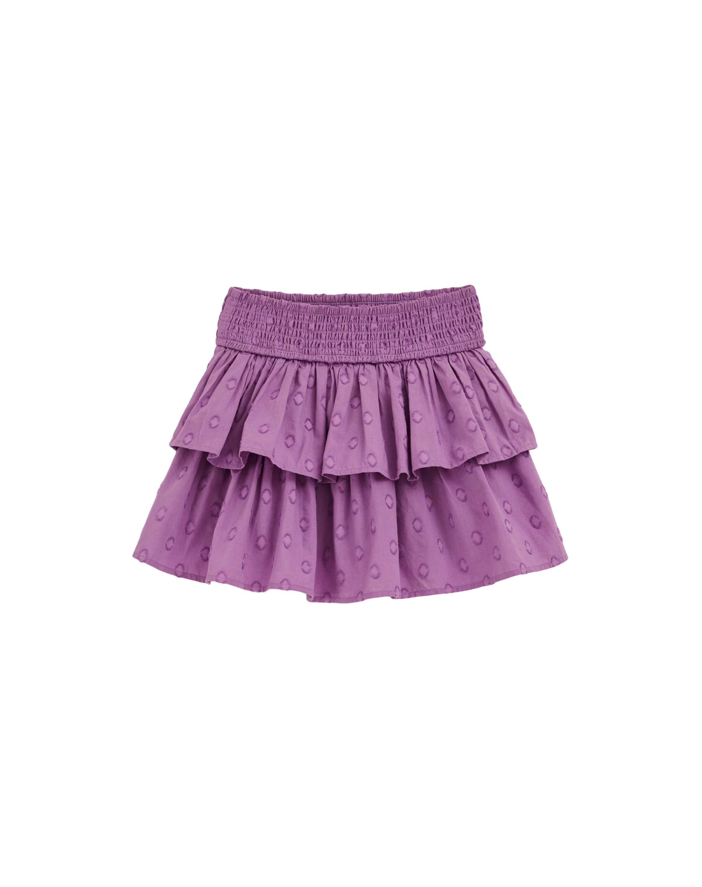 Jupe WE Fashion en violet : devant