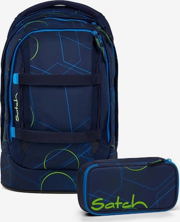Satch Rucksack in Blau: Vorderseite