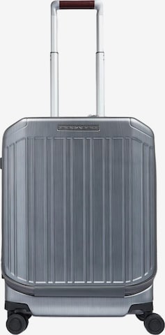Piquadro Trolley in Schwarz: Vorderseite