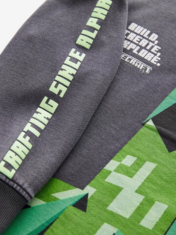 Next Sweatshirt 'Minecraft ' in Grey