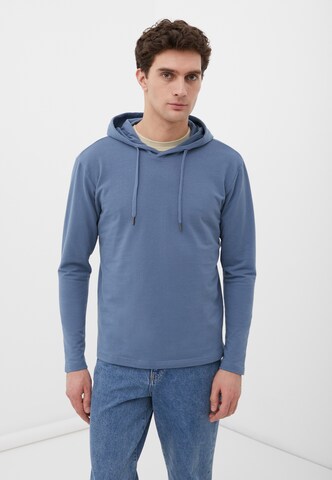 Finn Flare Sweatshirt 'Basic' in Blauw: voorkant