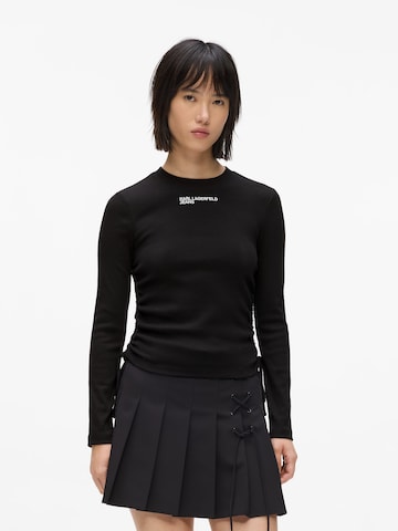 KARL LAGERFELD JEANS Shirt in Schwarz: Vorderseite