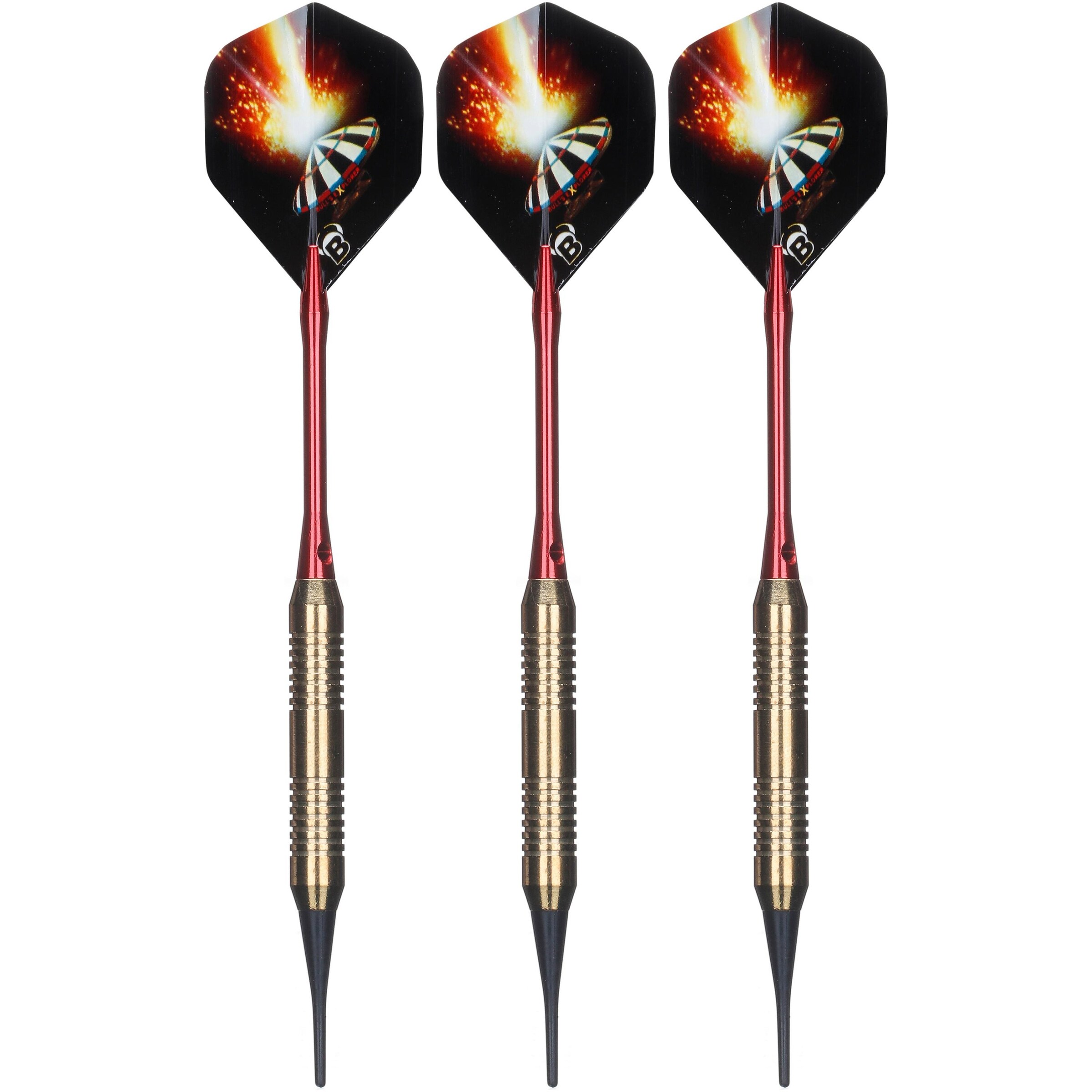 BULL'S Dartpfeil 'Success' in Schwarz: Vorderseite