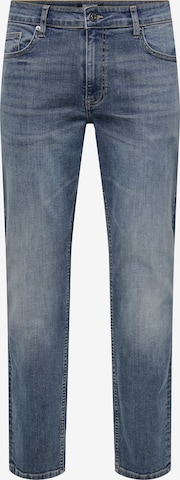 Jean 'WEFT' Only & Sons en bleu : devant