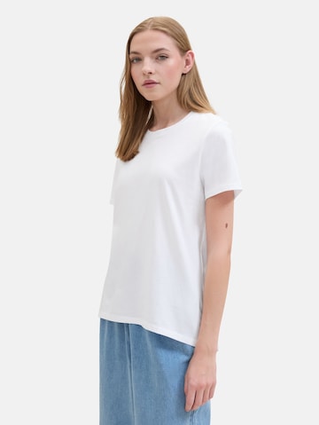 TOM TAILOR DENIM T-Shirt in Weiß