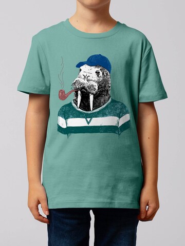 T-Shirt 'Walross' watabout.kids en bleu