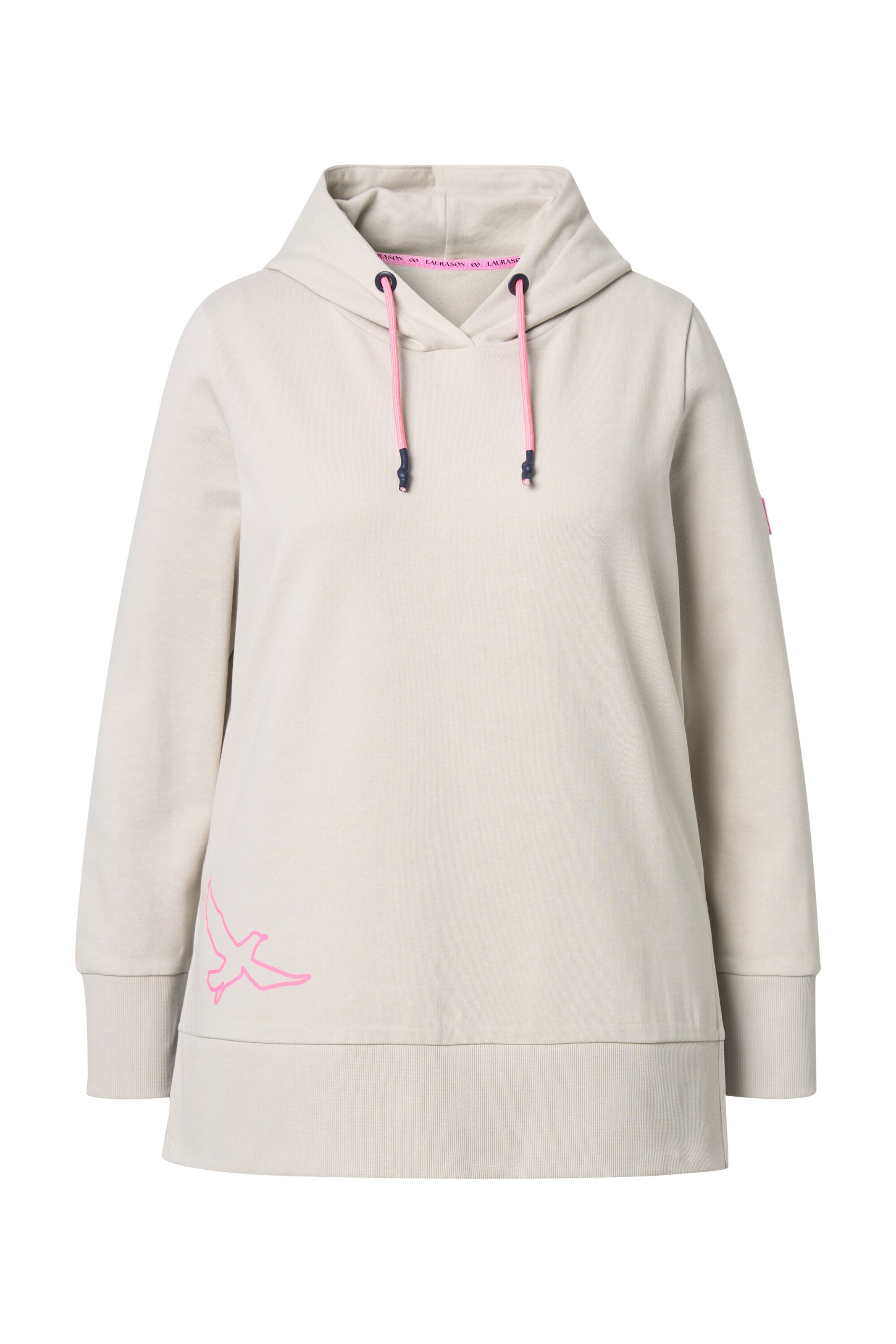 LAURASØN Sweatshirt in Beige: voorkant