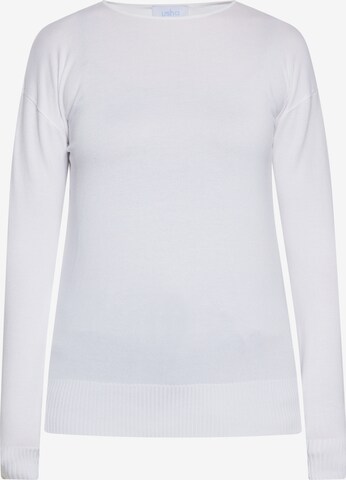 Pull-over usha BLUE LABEL en blanc : devant