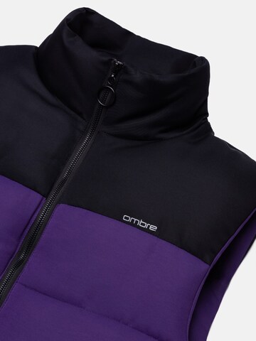 Ombre Vest 'V36' in Purple