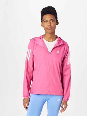 ADIDAS SPORTSWEAR Sports jacket 'Own The Run' in Pink: front