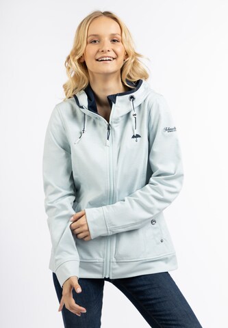 Schmuddelwedda - Chaqueta funcional en azul: frente