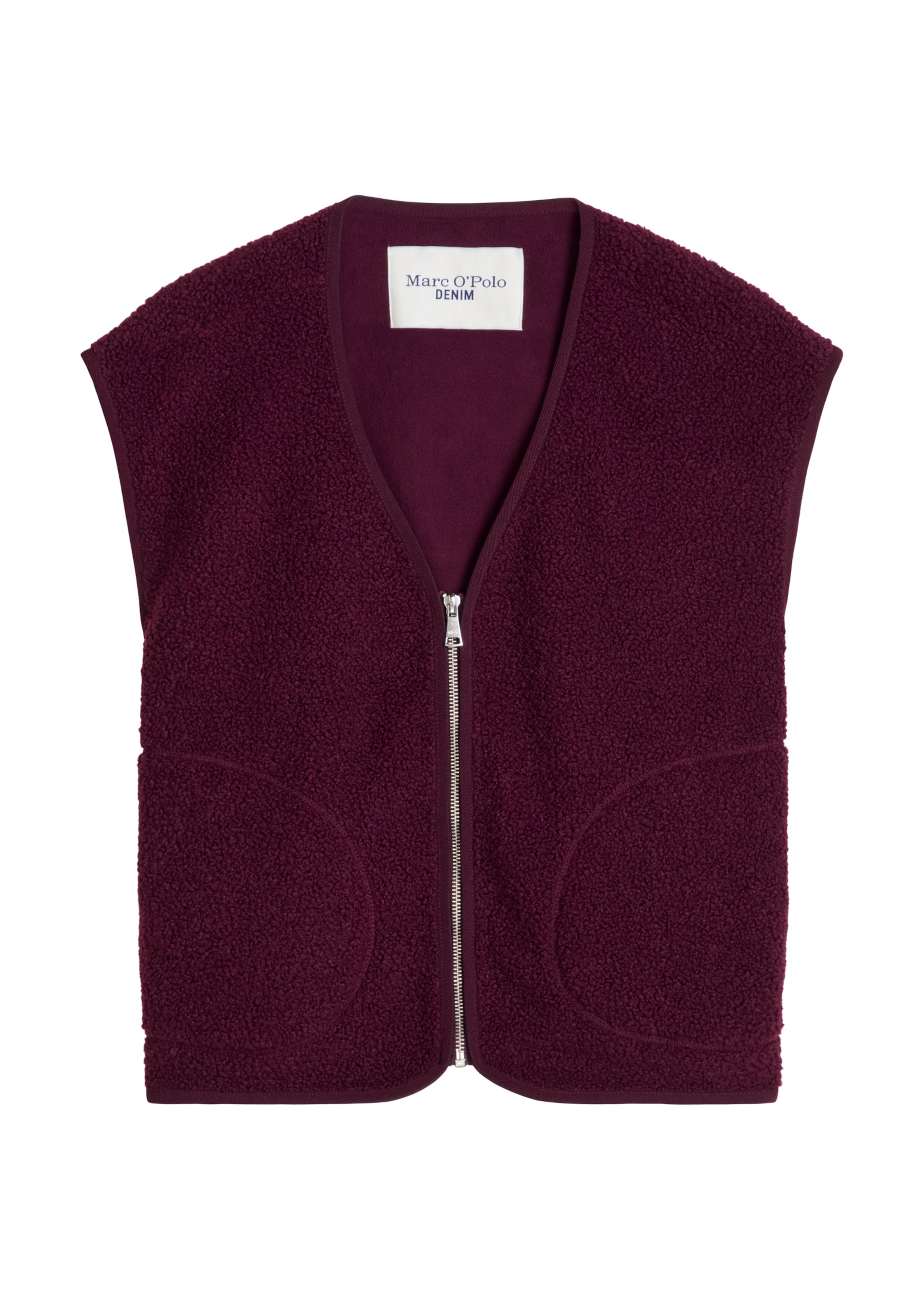 Marc O'Polo DENIM Bodywarmer in Rood: voorkant