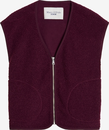 Marc O'Polo DENIM Bodywarmer in Rood: voorkant