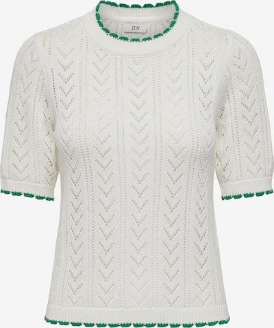 JDY Pullover 'JDYTikka' in S in grün / weiß, Produktansicht