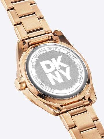 DKNY Analog watch 'Chambers Multi Glitz' in Pink