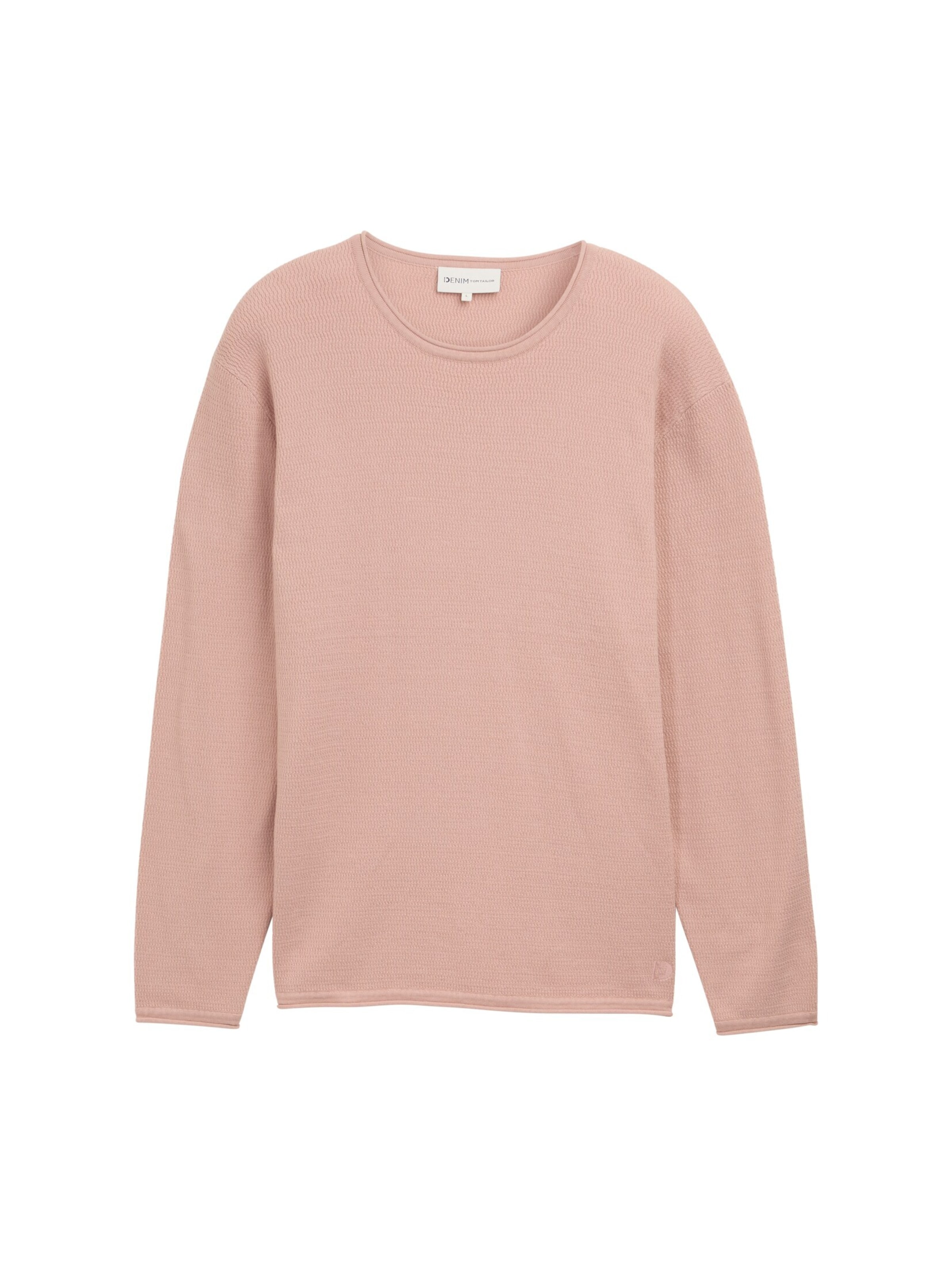 TOM TAILOR DENIM Pullover in Pink: Vorderseite