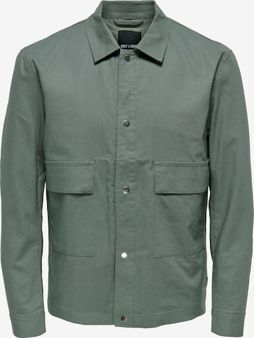 Only & Sons Between-Season Jacket 'Marlon' in Green: front