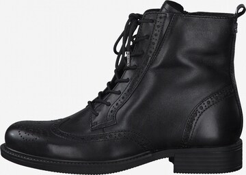 TAMARIS Lace-Up Ankle Boots in Black