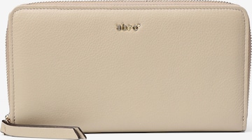 ABRO Portemonnee 'Siena' in Beige: voorkant