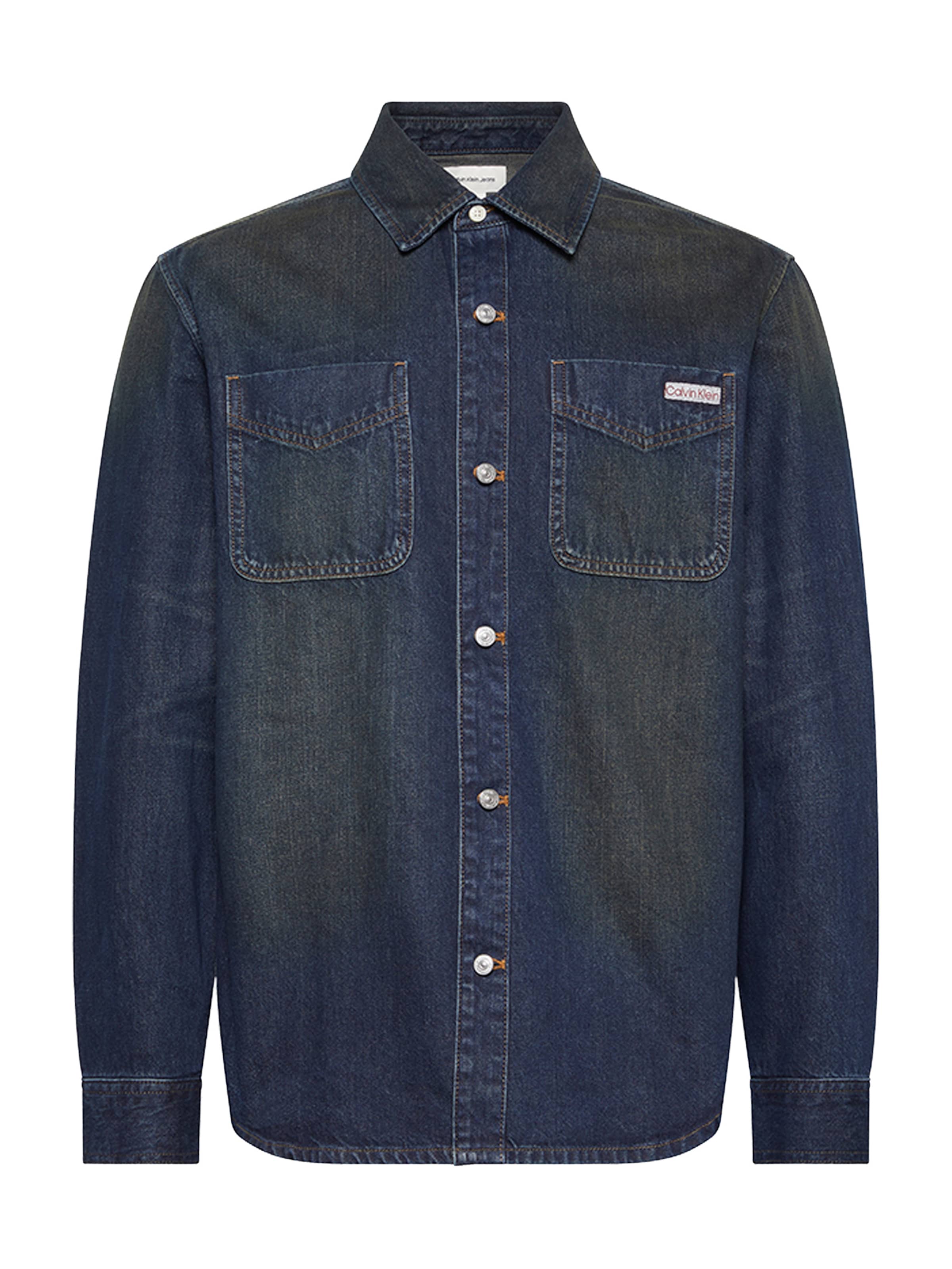 Comfort Fit Cămașă '90S' de la Calvin Klein Jeans pe albastru: față