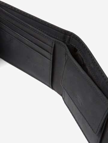 TOM TAILOR Wallet 'Ron' in Black