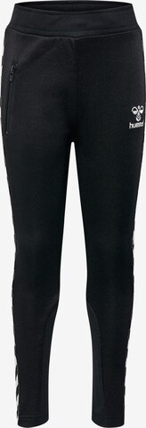 Hummel Slimfit Broek in Zwart: voorkant