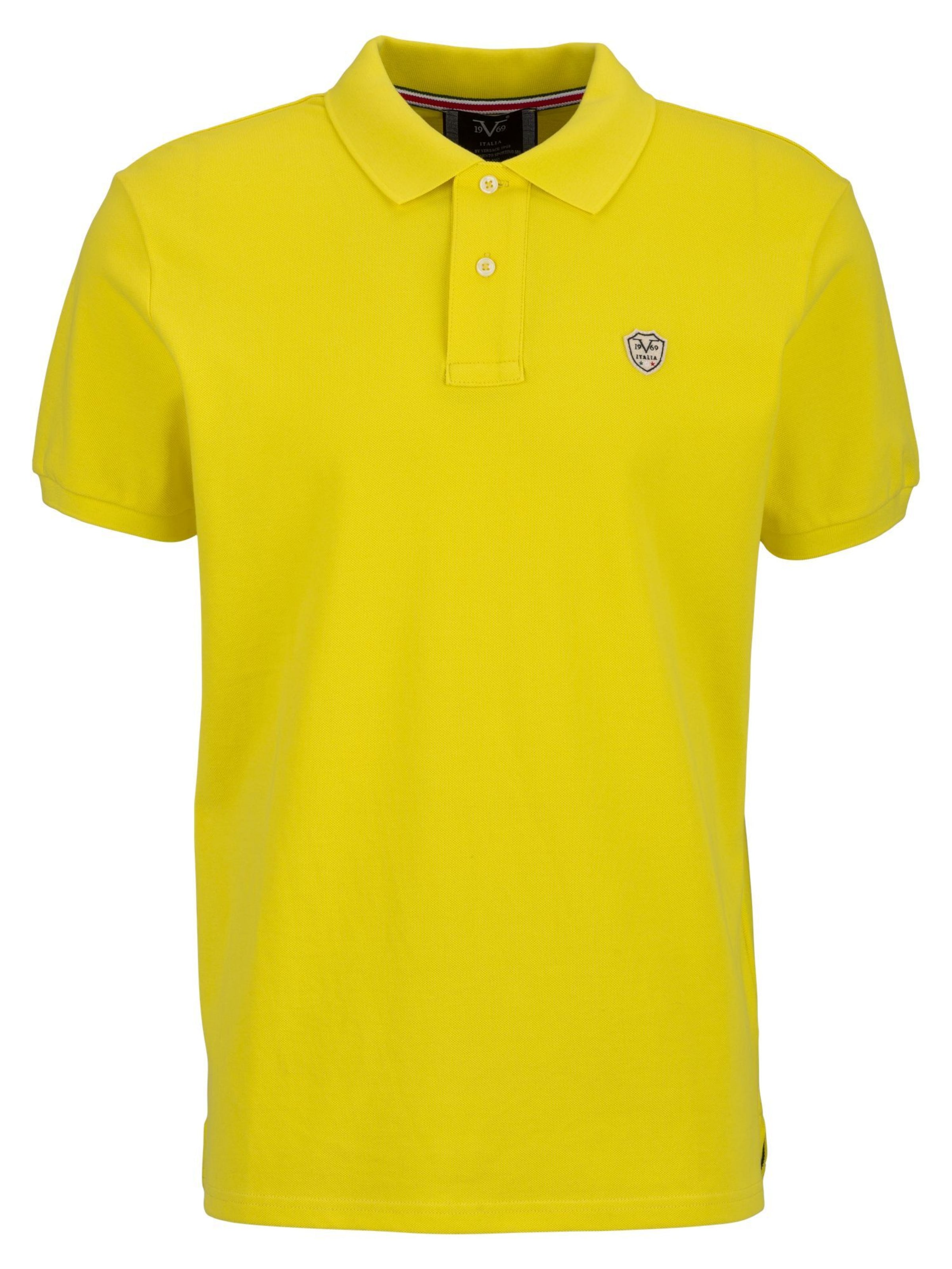 Maglietta 'Emilio' di 19V69 ITALIA in giallo: frontale