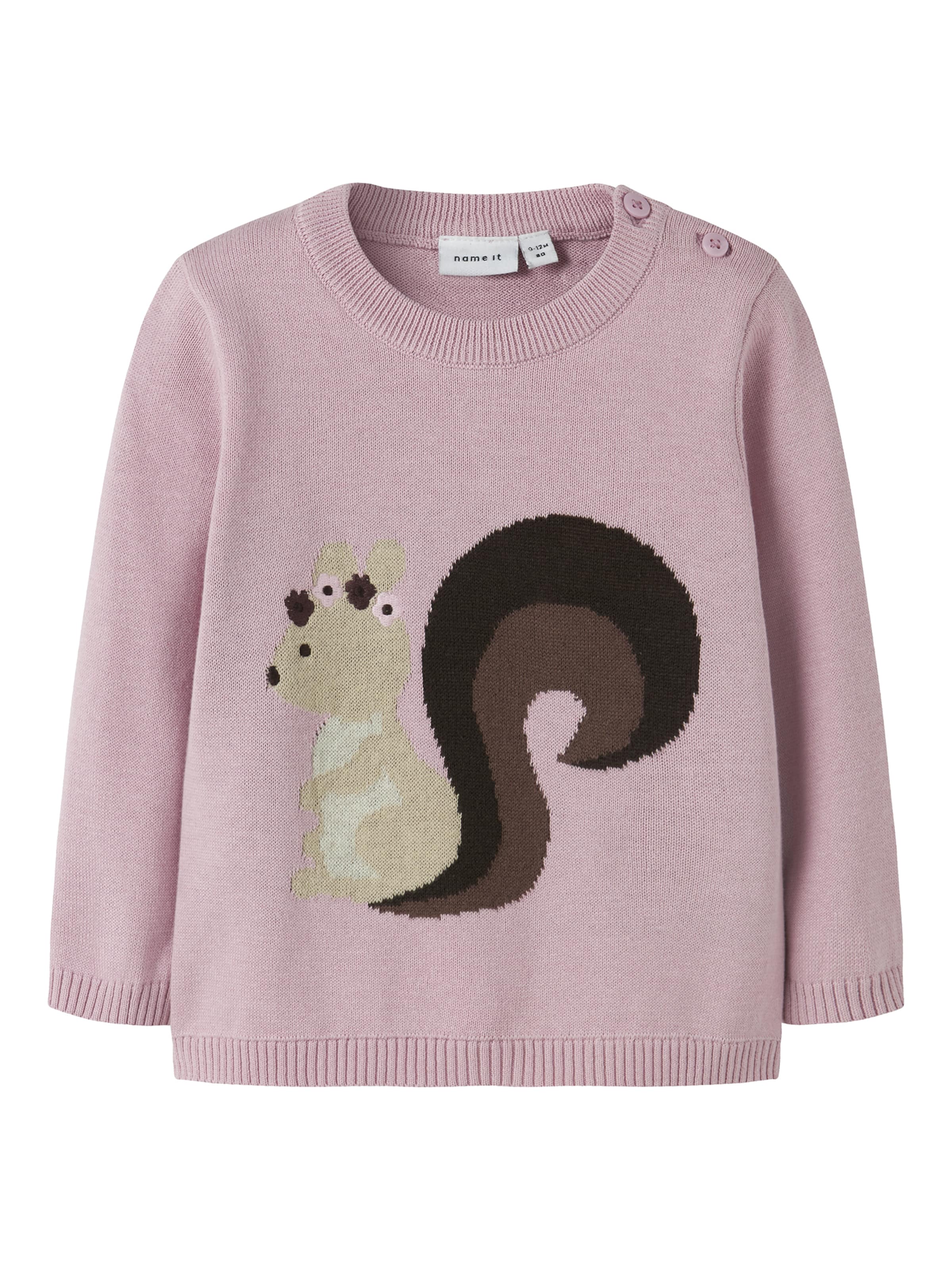 NAME IT Sweter &#x27;NBFSOURCE&#x27; w kolorze fioletowy: przód