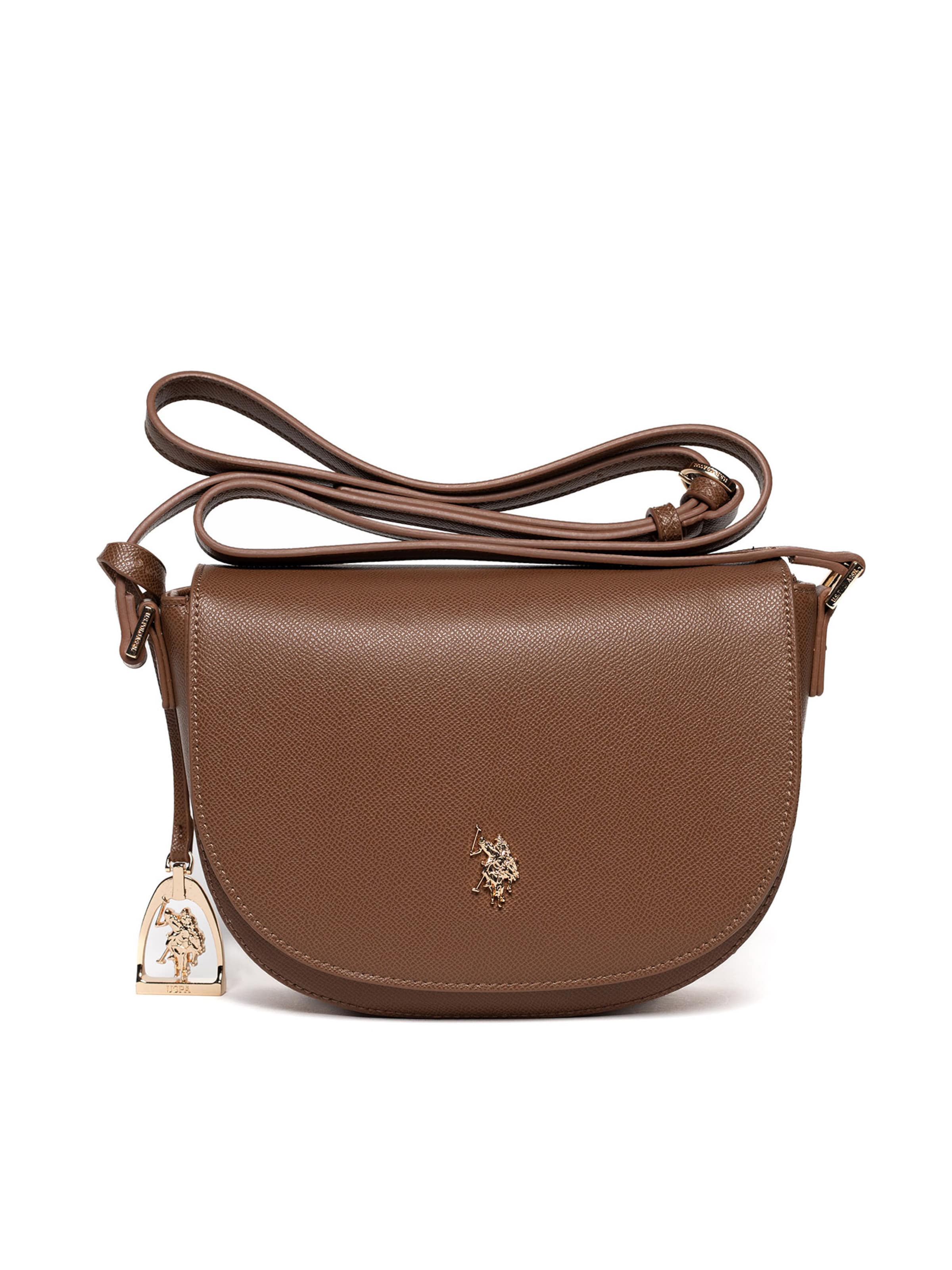U.S. POLO ASSN. Shoulder bag in Brown: front