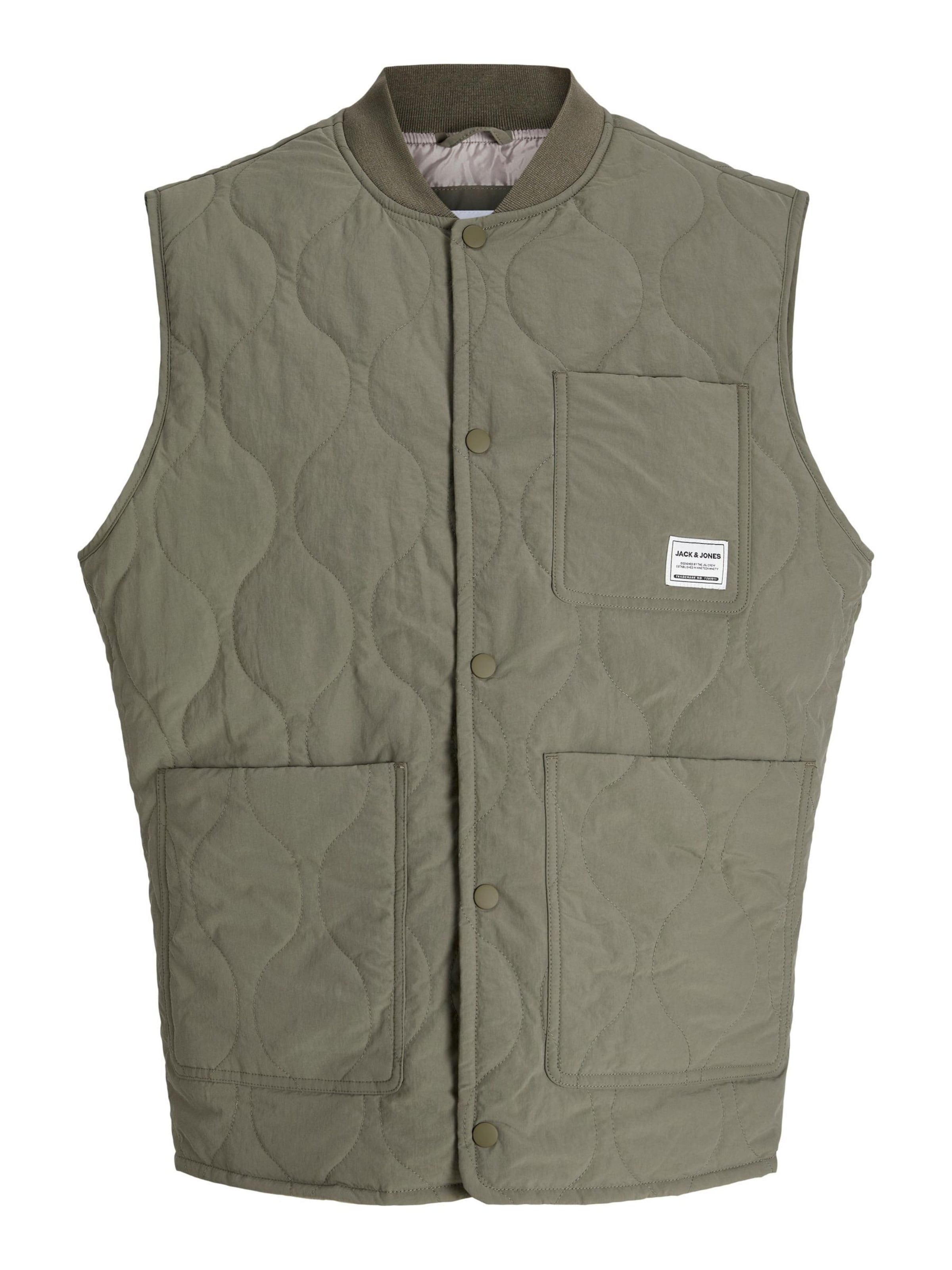 JACK & JONES Vest i grøn: forside