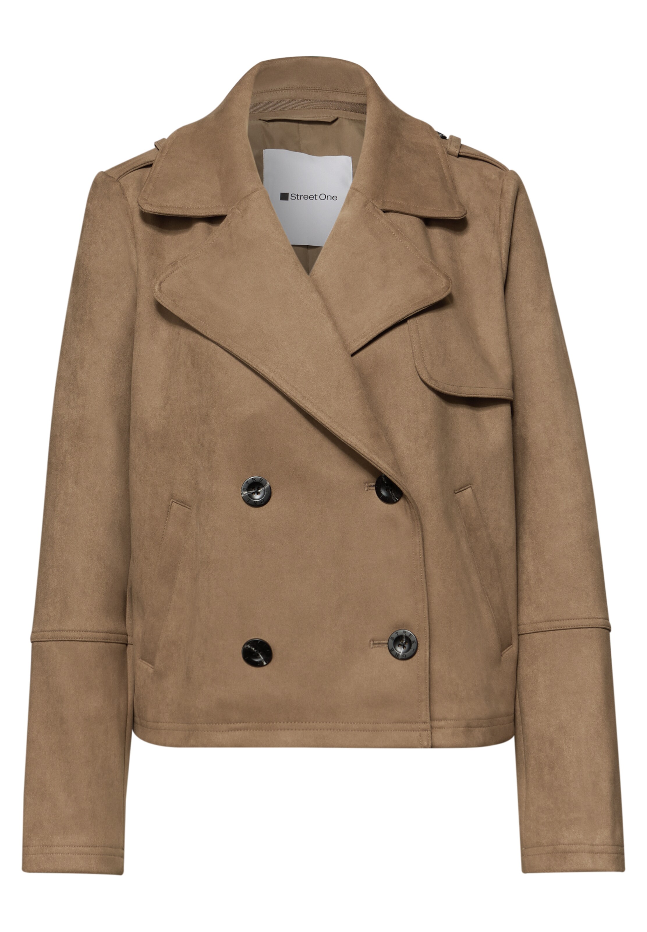 STREET ONE Between-Seasons Coat in Light brown, Item view
