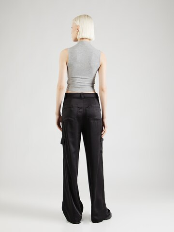 Marella Široke hlačnice Kargo hlače 'KHAT' | črna barva