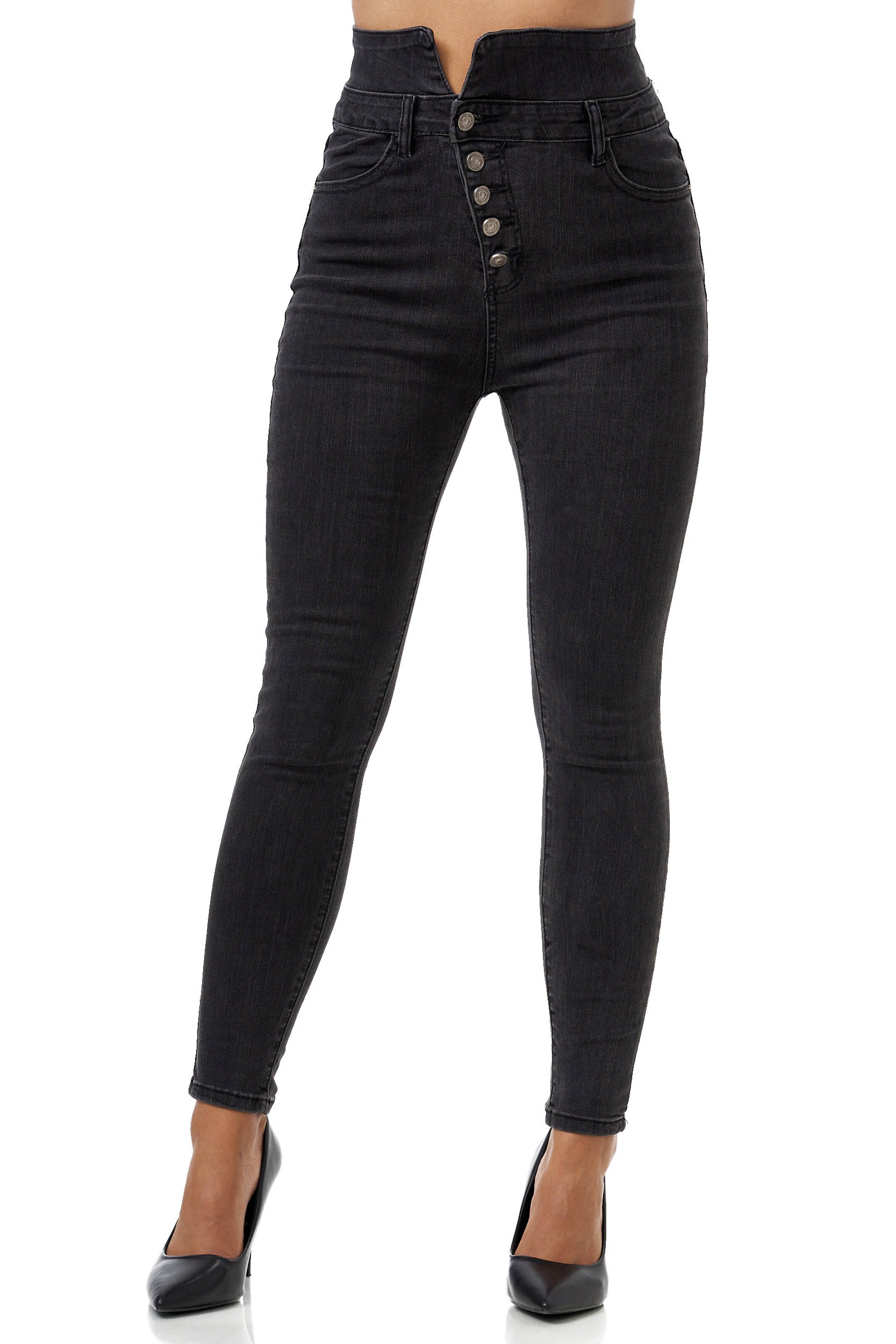Skinny Jean Elara en noir